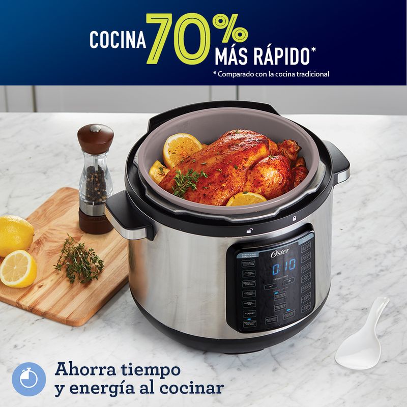 Multi-Olla rápida XL Oster® 7,5 litros y 14 funciones CKSTPCEC8801