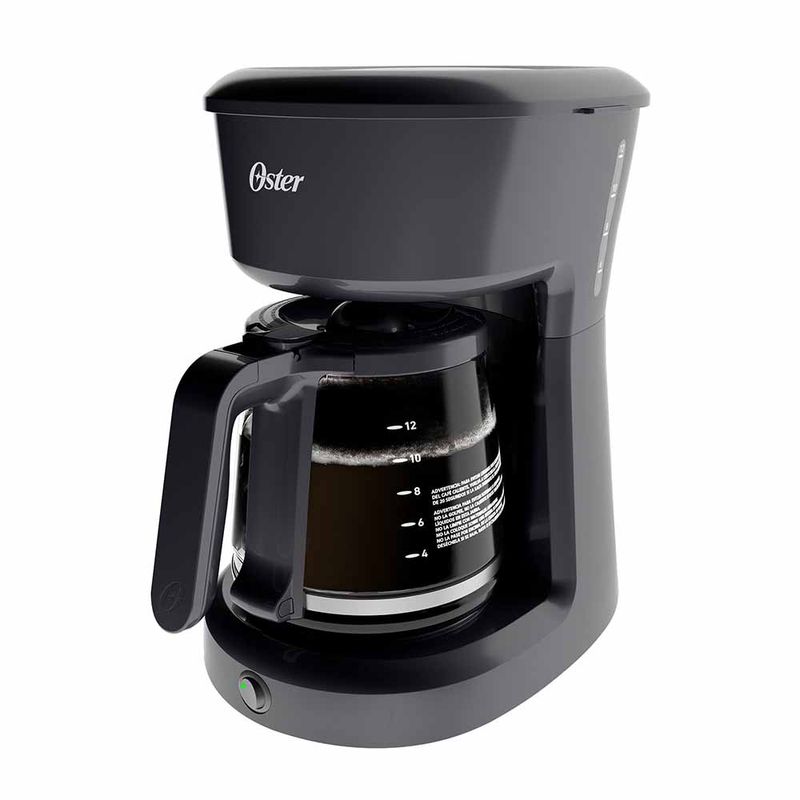 Cafetera Oster BVSTDCS12B  12 Tazas 1000 Watts Filtro Permanente Color  Negro