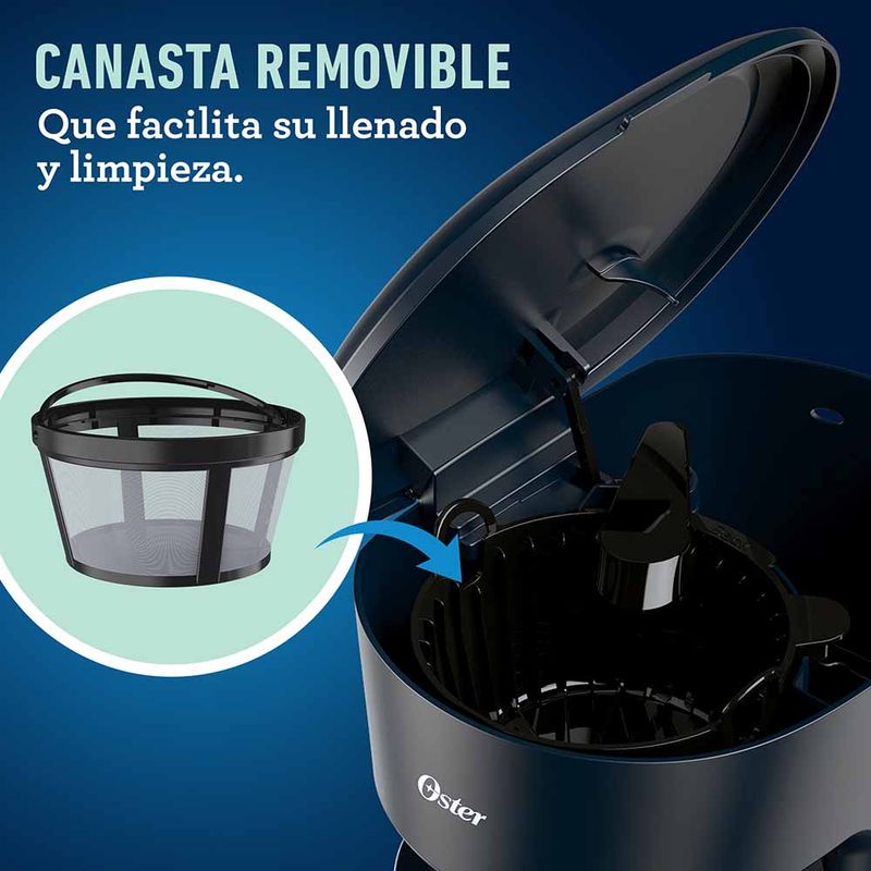 CAFETERA OSTER 12 TAZAS NEGRO BVSTDCDW12B-013