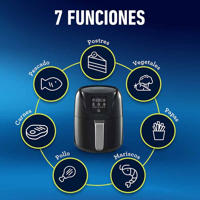 Freidora de aire digital Oster® con capacidad de 4L CKSTAF40DDF - Oster