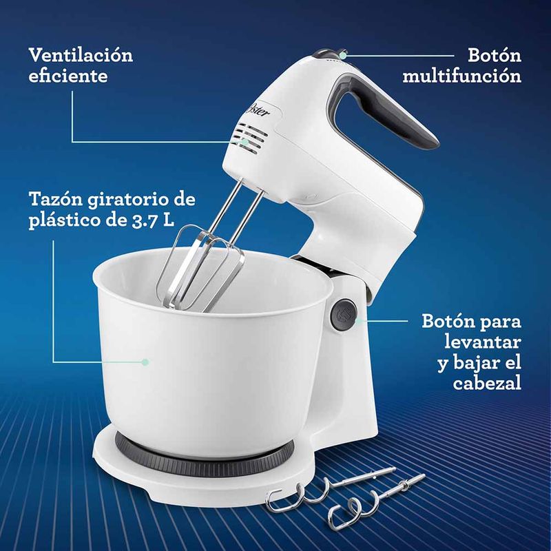 Batidora de mano y pedestal Oster® acción giratoria única FPSTHS3610