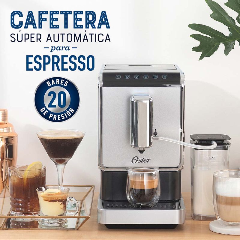  Oster Cafetera súper automática para espresso con 20