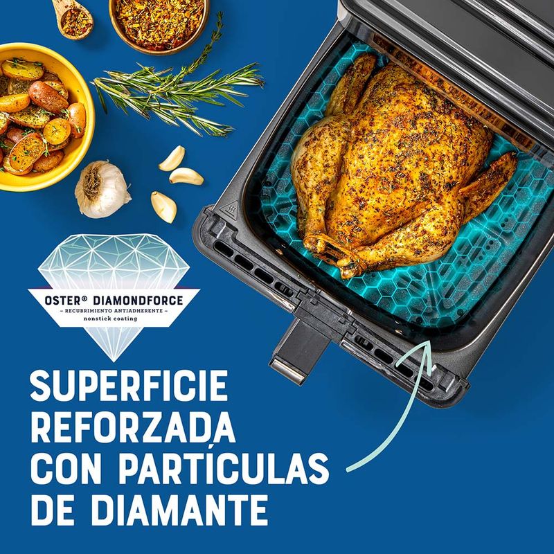 Freidora de aire Oster 9 litros 🍗🍗🍟🍟 Acero inoxidable ✓ Panel tactil ✓  Antiadherente ✓ 1 año de garantía Síguenos, comparte y conoce todos  nuestros, By Digital Store PRO