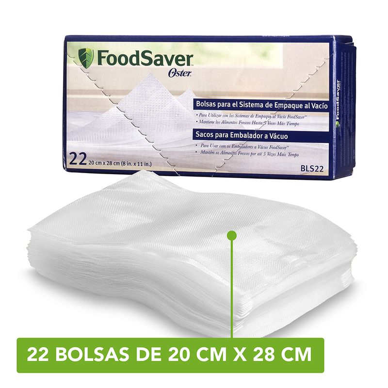 Sistema de empaque al vacío Oster® FoodSaver® de 15 bolsas