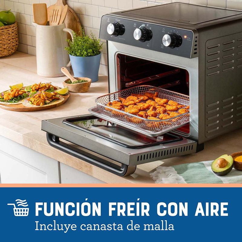 Horno Con Freidora De Aire Oster® De 22 Litros TSSTTVMAF1NS