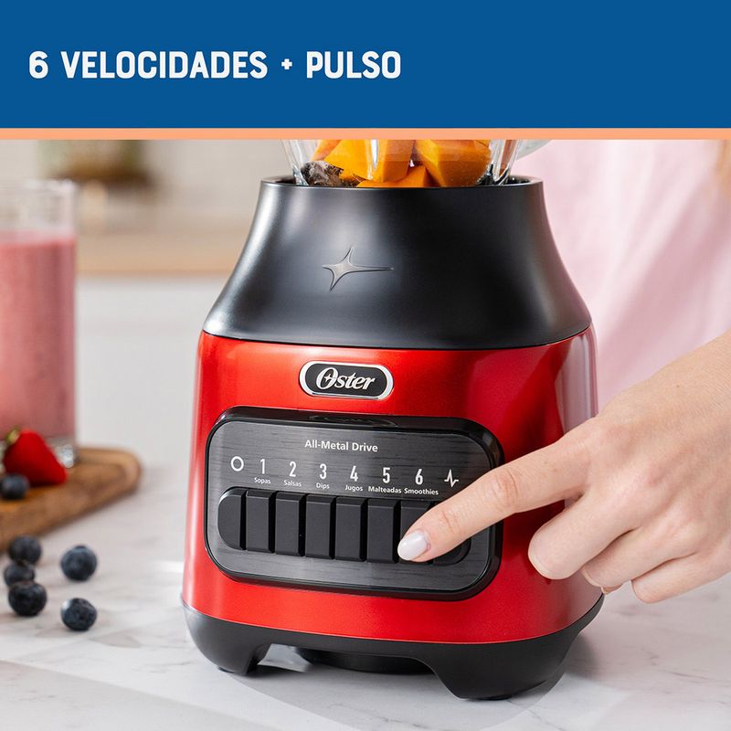 Licuadora Vaso de Vidrio 6 Velocidades + Pulso Blstpeg – Kitchen Center