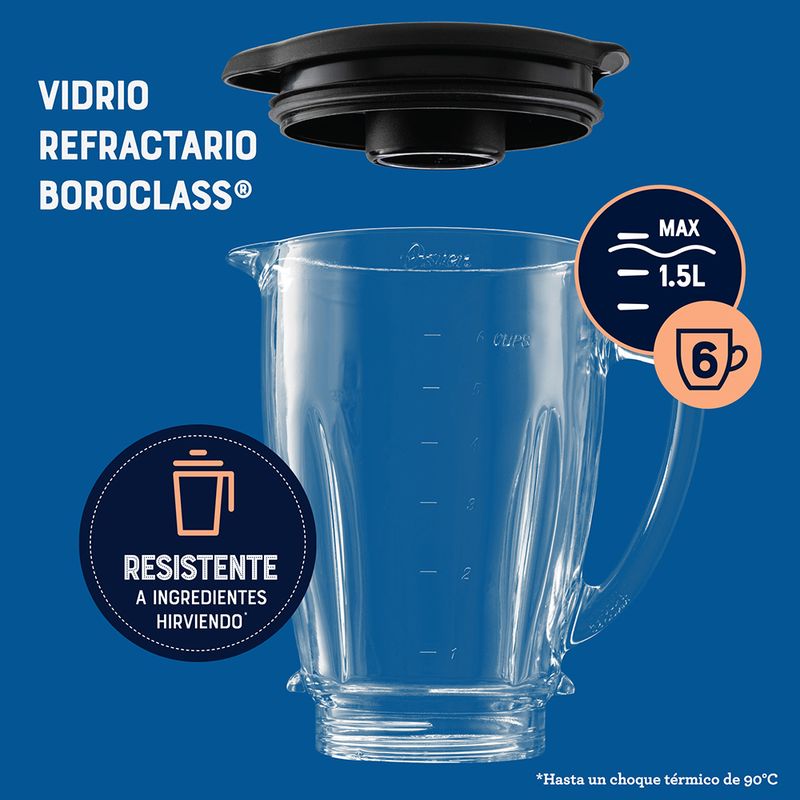 Licuadora Osterizer® Max con vaso de vidrio BLSTPBTG