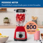 Licuadora Oster® con vaso de vidrio y control de perilla BLSTKAGBRD - Oster