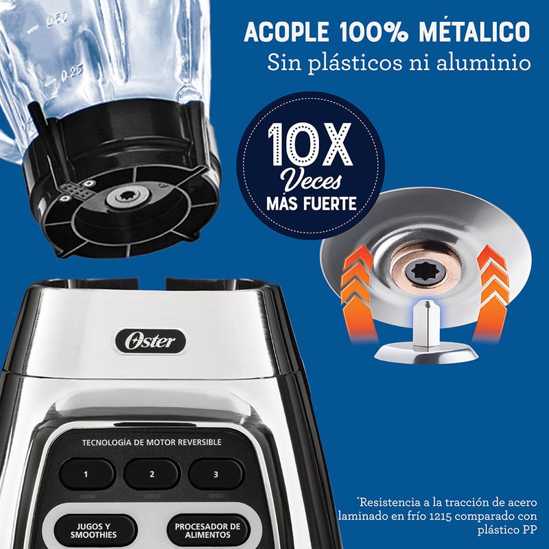 Kit Batidora planetaria Oster® con Heatsoft™ FPSTSMPL4W y Batidora fuente  de soda Oster®