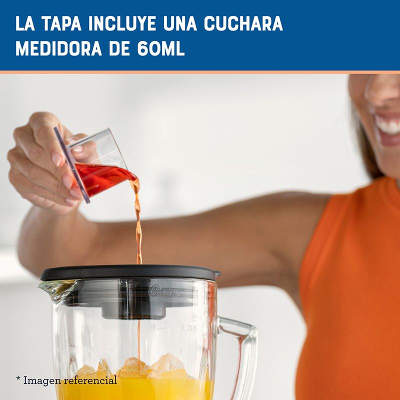 VASO ALUMINIO LICUADORA OSTER CON TAPA