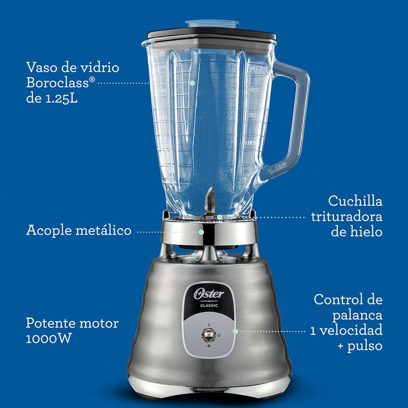 Vaso best sale metalico oster