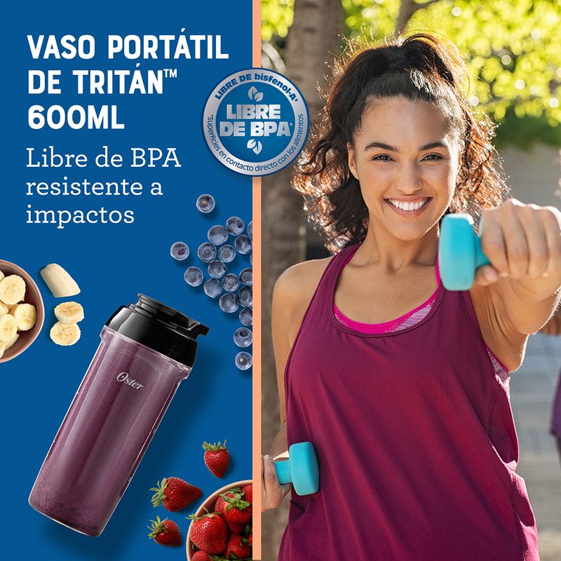 Sistema de nutrición Oster® ActiFit™ con vaso portátil Tritan™ BLSTAFB -  Oster